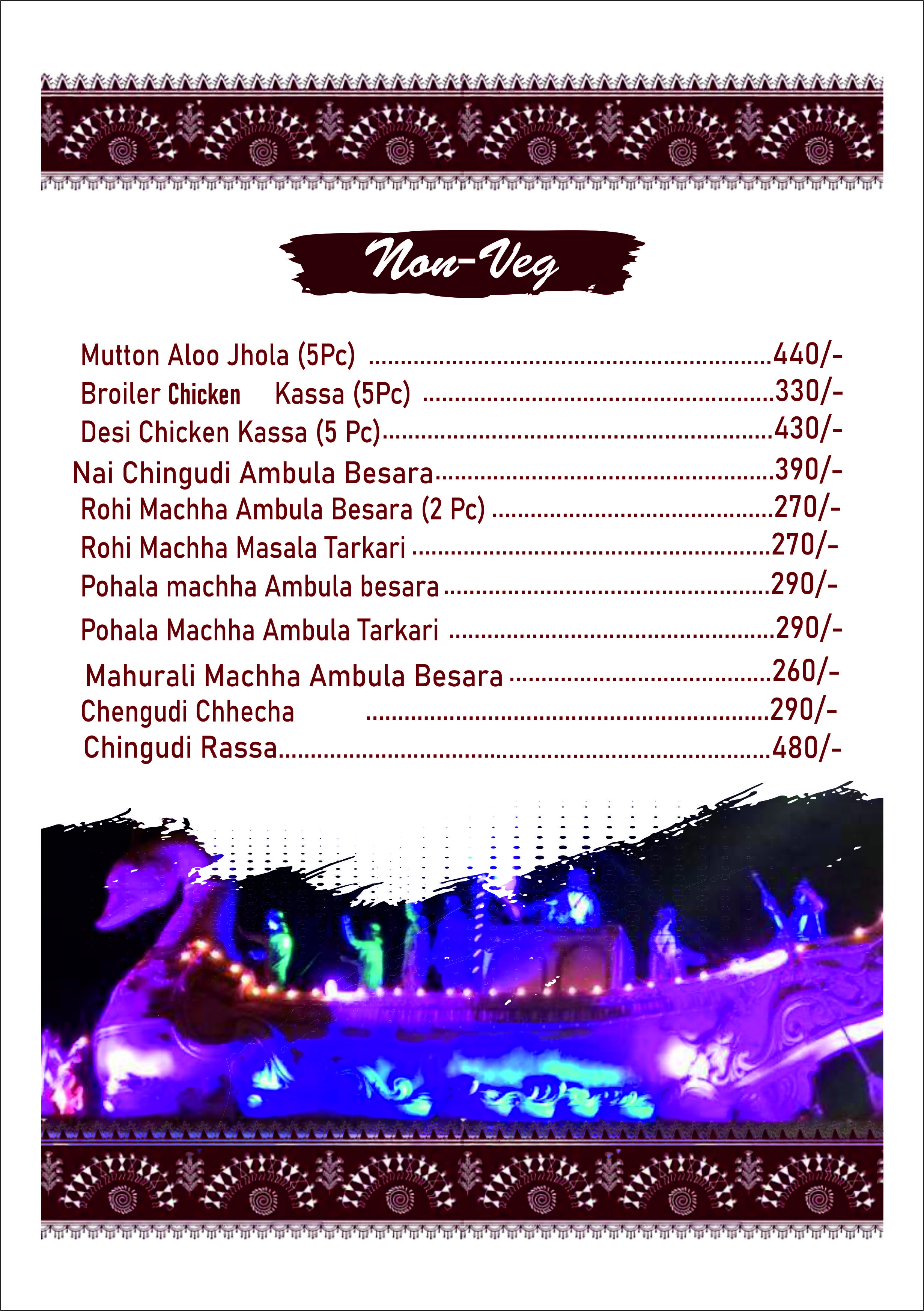 Menu Page 8
